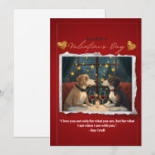 Carte de la Saint-Valentin - vierge (Devant / Derrière)