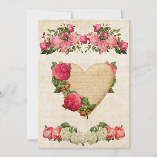 Carte de la Saint-Valentin vintage (Devant)