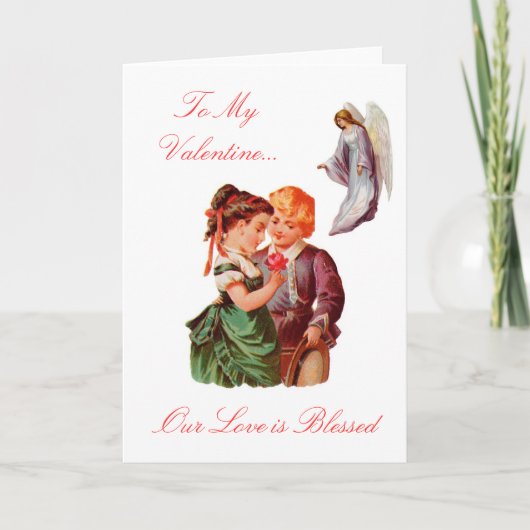 Carte de la Saint-Valentin Vintage (Devant)