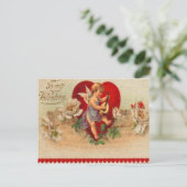 Carte de la Saint-Valentin vintage rétro victorien (Debout devant)