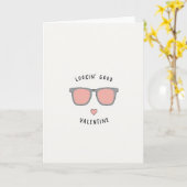Carte de la Saint-Valentin 'Vous êtes beau' (Fleur jaune)