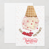 Carte de la Saint-Valentin 'Vous Faites Fondre Mon (Devant / Derrière)