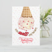 Carte de la Saint-Valentin 'Vous Faites Fondre Mon (Debout devant)