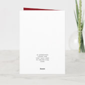 Carte de la Saint-Valentin Western Love (Dos)