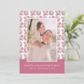 Carte de la Saint-Valentin XOXO (Debout devant)