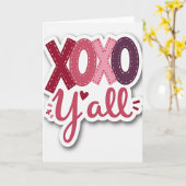 Carte de la Saint-Valentin Xoxo Yall Rose (Fleur jaune)