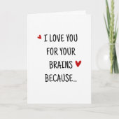 Carte de la Saint-Valentin Zombie Drôle – Aime tes (Devant)