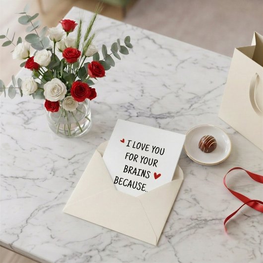 Carte de la Saint-Valentin Zombie Drôle – Aime tes