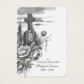 Carte de la Sainte-Croix funéraire de Christian Cr (Devant)