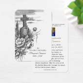 Carte de la Sainte-Croix funéraire de Christian Cr (Bureau)