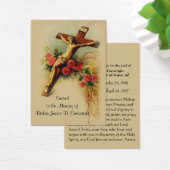 Carte de la Sainte Mémorial de l'évêque catholique (Bureau)