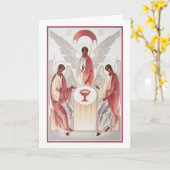 Carte de la Sainte Trinité (Fleur jaune)