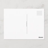 Carte de la saison de la colombe blanche avec le t (Dos)