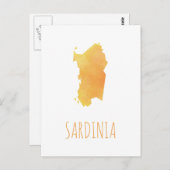 Carte de la Sardaigne (Devant / Derrière)