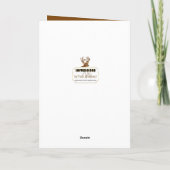 Carte de la scène de coucher de soleil papa grand (Dos)