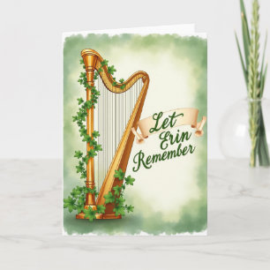 Carte de la scène de harpe Erin Remember