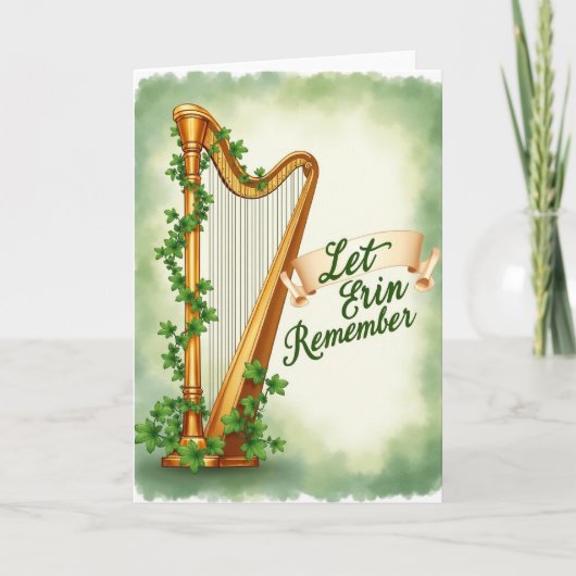 Carte de la scène de harpe Erin Remember (Devant)