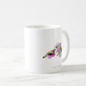 Carte de la silhouette du lac Supérieur Café Mug (Devant droit)