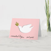 Carte de la soeur catholique "25e jubilé" (Dos)