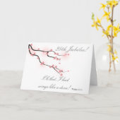 Carte de la soeur catholique "25e jubilé" (Fleur jaune)