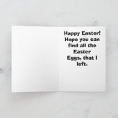 Carte de la souris Pâques (Intérieur)