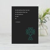 Carte de la St. Patrick avec croix celtique | Cita (Debout devant)