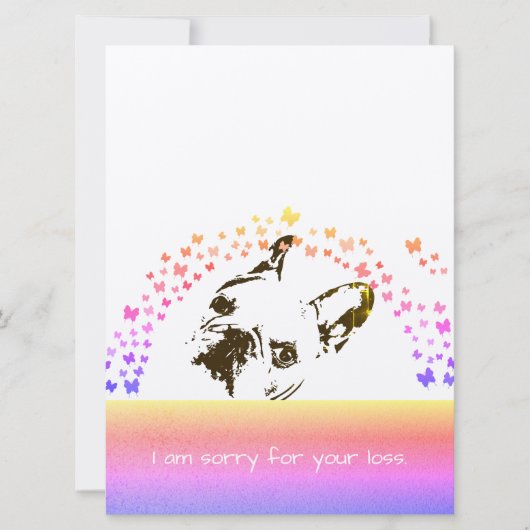 Carte de la sympathie du chien (Devant)