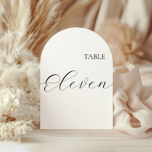 Carte de la table numéro onze