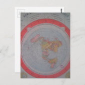 Carte de la Terre plate (Devant / Derrière)