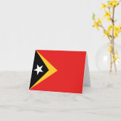 Carte de la Timor oriental (Fleur jaune)