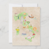 Carte de la tour italienne de Pise aquarelle (Dos)