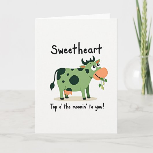 Carte de la vache qui sourit chérie (Devant)