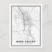 Carte de la vallée de Napa (Devant)