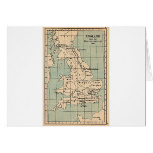 Carte de la vieille Angleterre