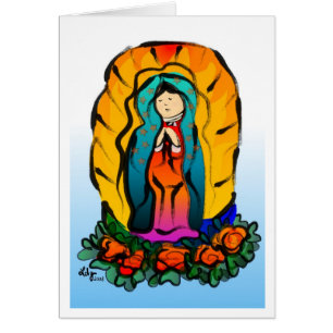 Carte de la Vierge De Guadalupe de La