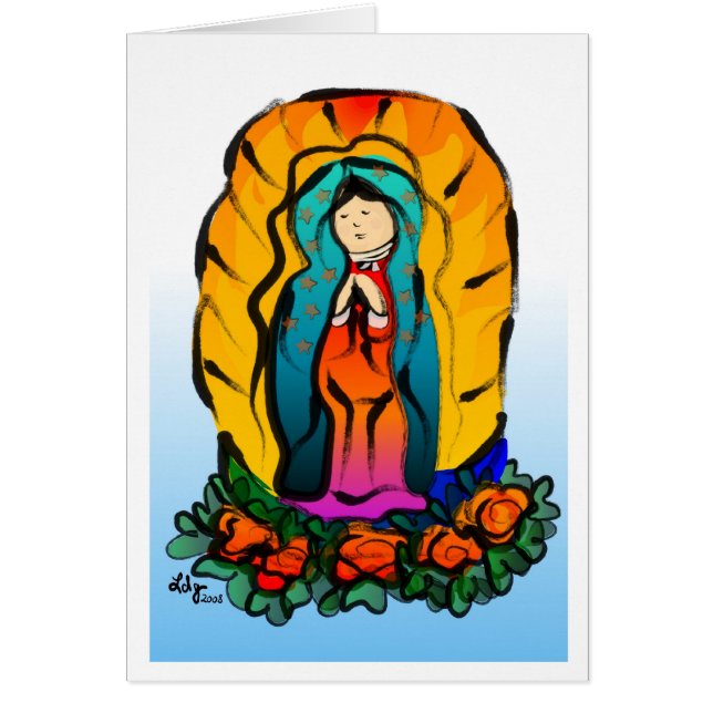 Carte de la Vierge De Guadalupe de La (Devant)
