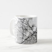 Carte de la ville d'Atlanta, Géorgie | Café Mug (Devant gauche)