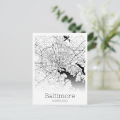 Carte de la ville de Baltimore (Debout devant)