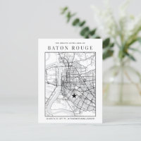 Carte de la ville de Baton Rouge + votre marqueur 