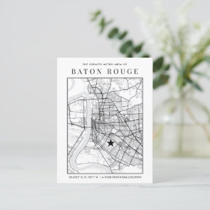 Carte de la ville de Baton Rouge + votre marqueur