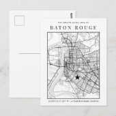 Carte de la ville de Baton Rouge + votre marqueur  (Devant / Derrière)