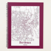 Carte de la ville de Bordeaux (Devant)