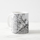 Carte de la ville de Boston | Café Mug (Devant gauche)