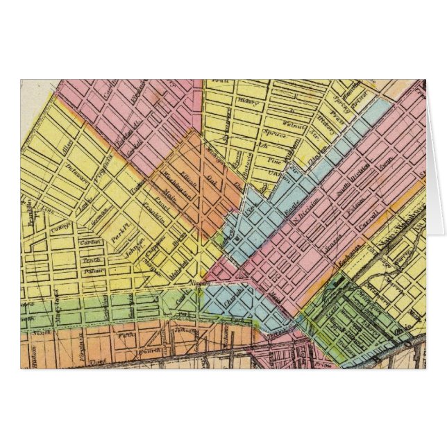 Carte de la ville de Buffalo (Devant horizontal)