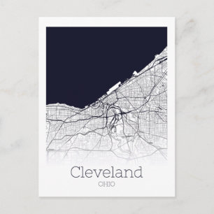 Carte de la ville de Cleveland