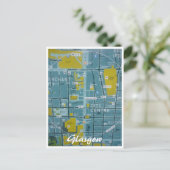 carte de la ville de glasgow (Debout devant)