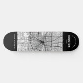 Carte de la ville de Houston Skateboard (Horz)