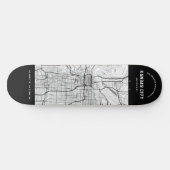 Carte de la ville de Kansas, Missouri Skateboard (Horz)