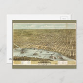 Carte de la ville de Memphis Tennessee (1870) (Devant / Derrière)