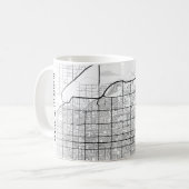 Carte de la ville de Mesa, Arizona | Café Mug (Devant gauche)